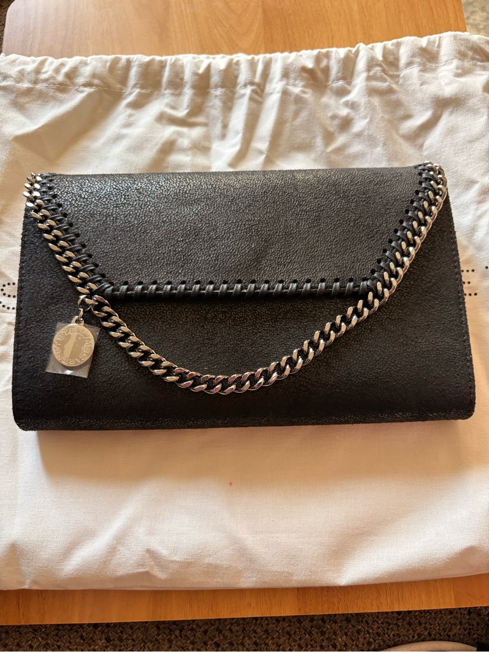 Stella McCartney Mini Falabella Black Crossbody Bag